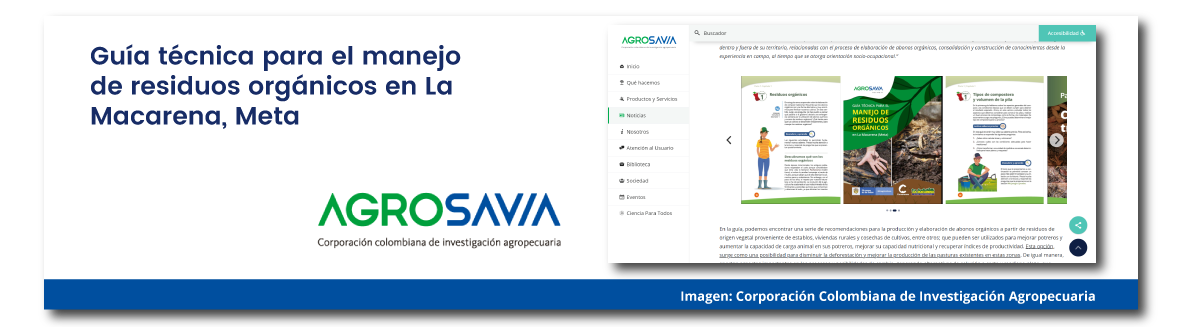  AGROSAVIA Sede Florencia pública Guía técnica para el manejo de residuos orgánicos en La Macarena, Meta