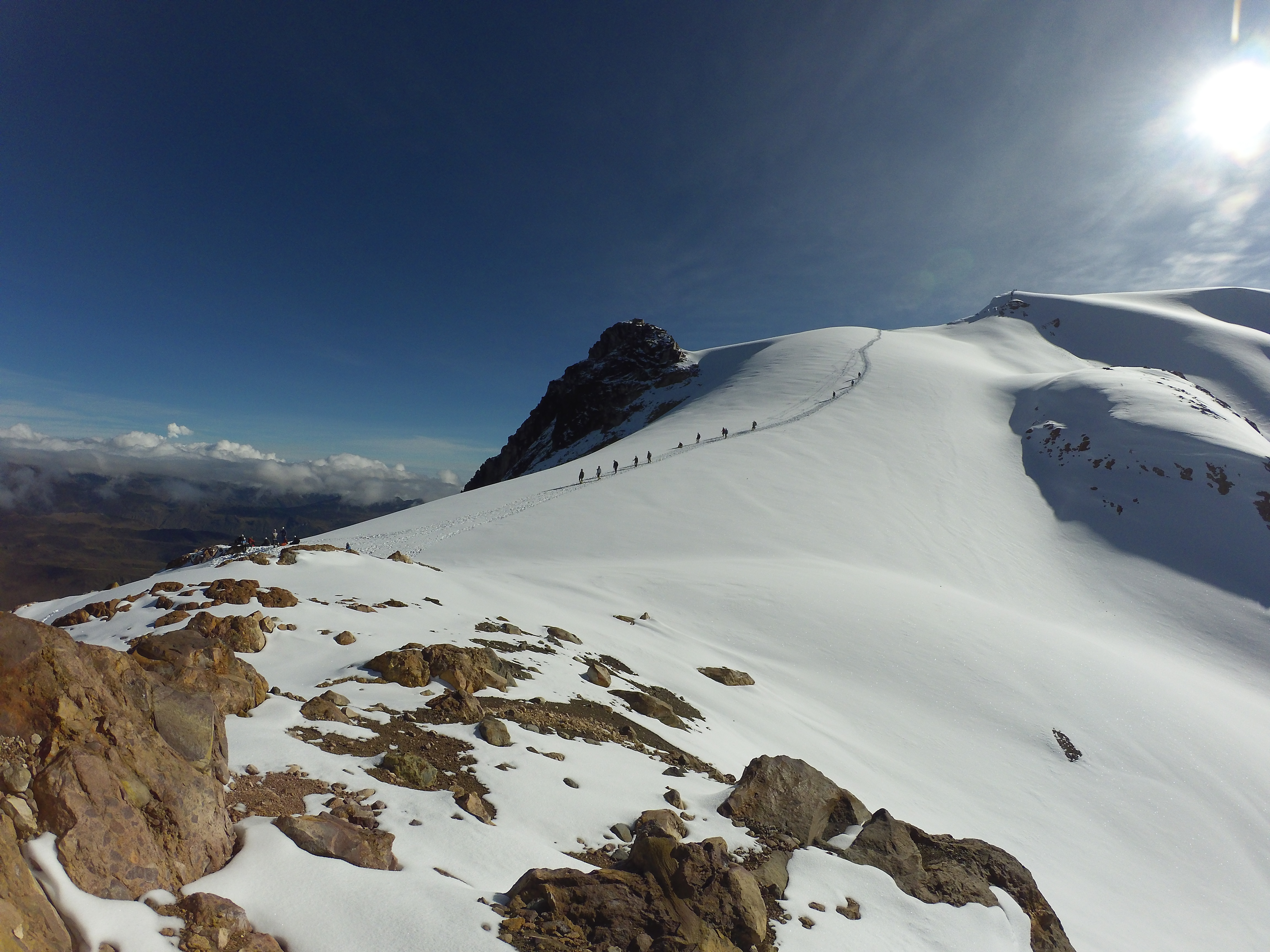 Fotografía. Nevado del Tolima Sector Shimmer