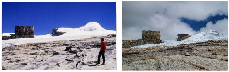 Pan de Azúcar1988  (izquierda) y 2023 (derecha)