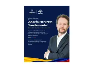 Andrés Herkrath Sanclemente asume como nuevo director general del Ideam