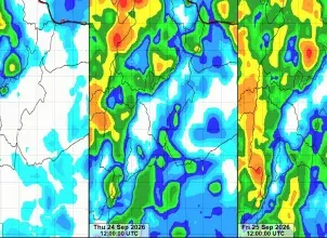 Las precipitaciones se concentrarían en municipios del occidente, y también en sectores del oriente y nororiente del departamento.