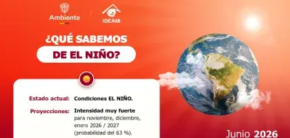 Imagen de Ideam ¿Qué sabemos de El Niño? Junio 2026.