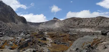 Nevado Santa Isabel, Glaciar Conejeras. Foto: Andrés Cruz Ideam