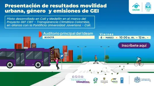 Presentación de los resultados del piloto sobre movilidad urbana, género y emisiones de gases de efecto invernadero (GEI)