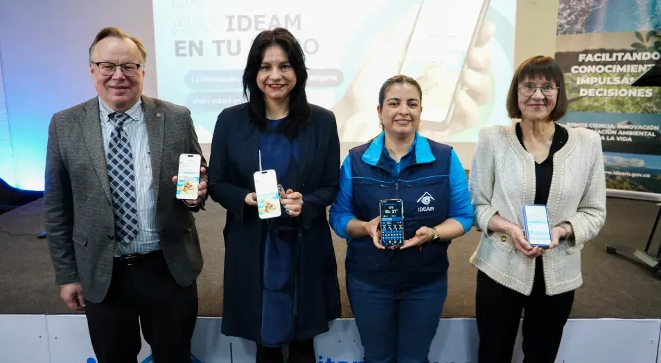 Gracias a la cooperación entre Colombia y Finlandia, el Ideam lanzó una herramienta tecnológica que facilita el acceso a información confiable para la prevención y gestión del riesgo en todo el país.