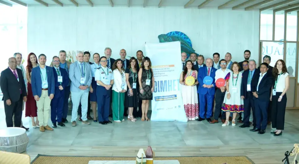 XX Conferencia de directores de los Servicios Meteorológicos e Hidrológicos Iberoamericanos (CIMHET), llevada a cabo del 1 al 3 de diciembre en el archipiélago de San Andrés, Providencia y Santa Catalina.