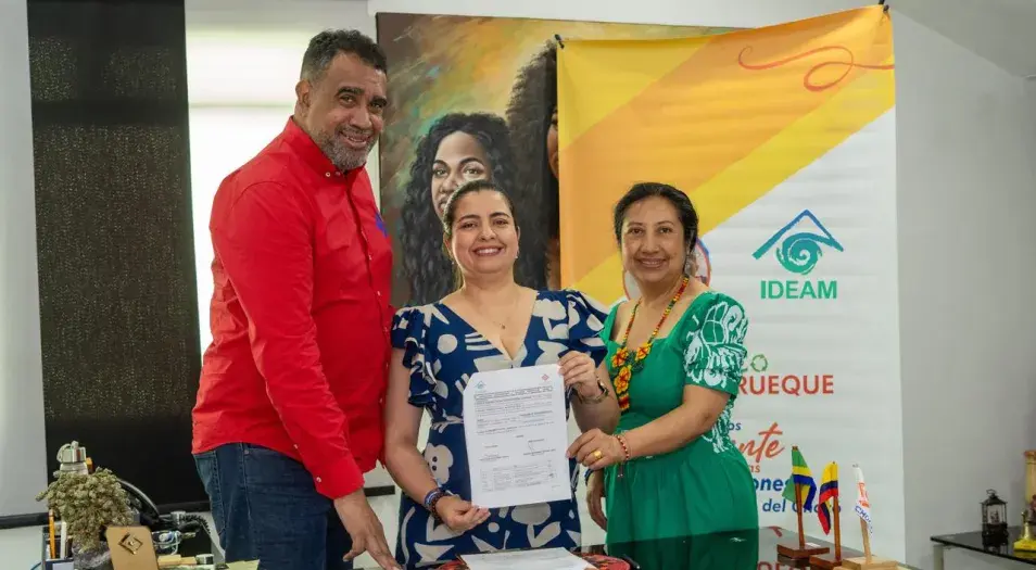 Directora del Ideam, Ghisliane Echeverry Prieto, firmó convenio interadministrativo con Codechocó