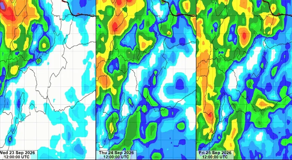 Las precipitaciones se concentrarían en municipios del occidente, y también en sectores del oriente y nororiente del departamento.