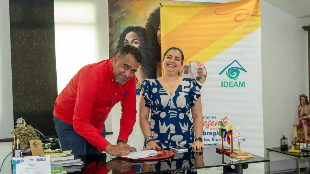 Ideam - Directora del Ideam firmó convenio con Codechocó