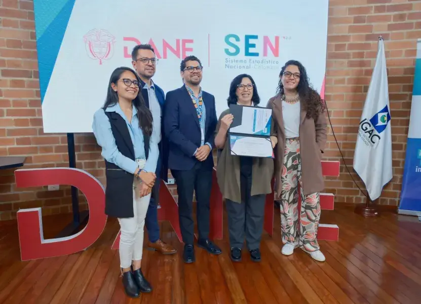 Certificación del Dane a Ideam